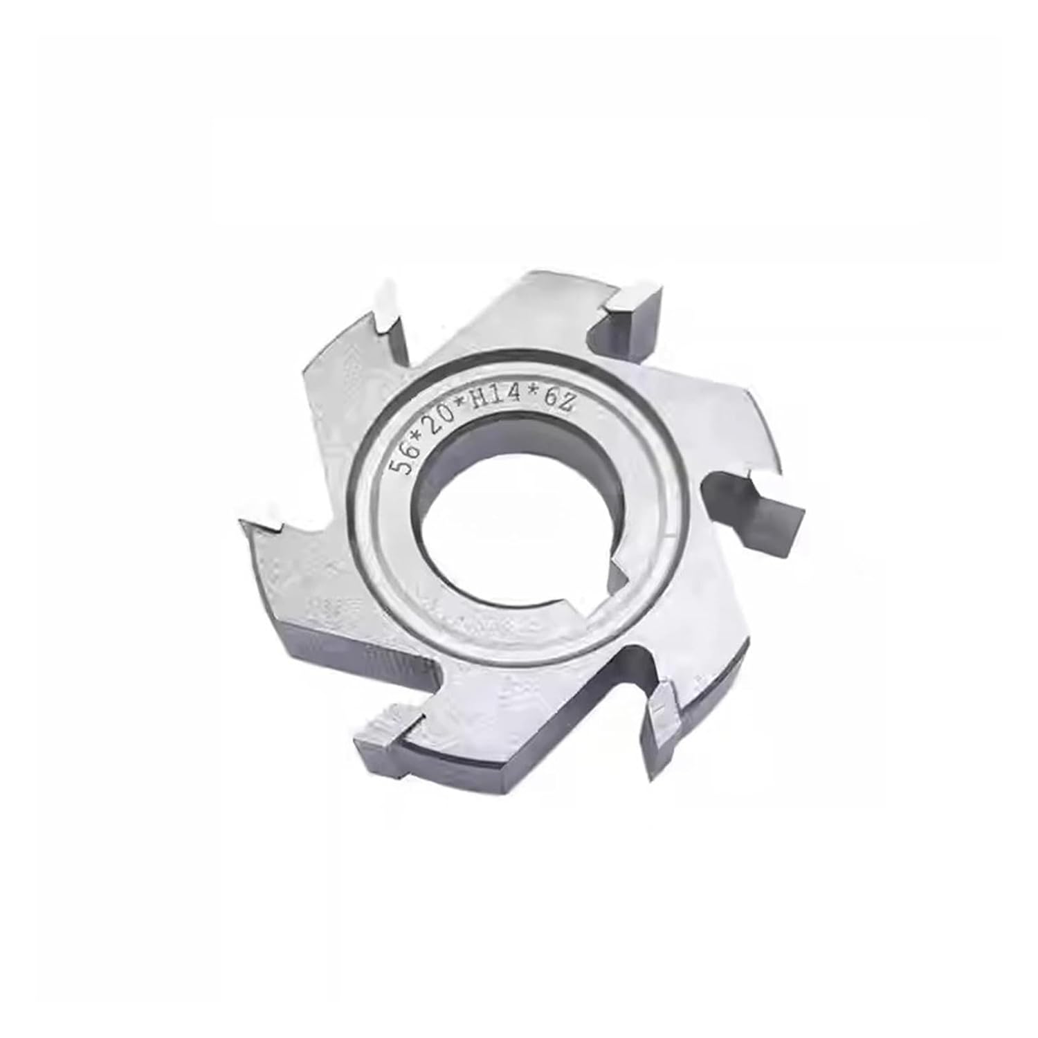 2Pcs Finishing 56 * 20*H14 4/6Z Rough Trimming Cuttering for Edge Banding Machine Woodworking Cutting Tools(56x20xH14 6Z 2Pcs)