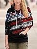 Yasswete Unisex Men's and Women's Novelty Hoodies 3D Fashion Digital Print Pullover Hooded Sweatshirts with Pockets, Black-yq82 Flag, S #4
