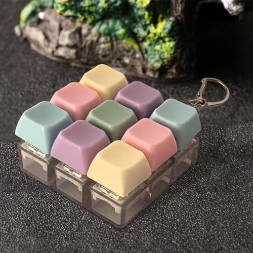 CALANDIS™ Keyboard Fidget Keychain Sensory Toy Relaxing Toy for Gifts Adults Kids Teens 9 Key | Toys & Hobbies | Educational | Other Educational Toys - Image 6 thumbnail