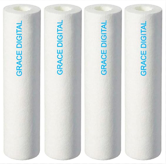 Grace Digital 10 Inch High Density Spun Pre-Filter (5 Micron PP Spun) Cartridge Compatible for 10 Inch Pre-Filter Housing of All Water Purifier | Pack of 4 Spun-image-13