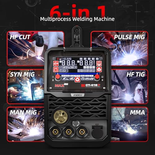 ANDELI 6-in-1 Pulse MIG Welder