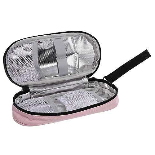 Ipetboom Care Organizer Bag Insulated Pouch Portable Medical Case Zipper for Travel
