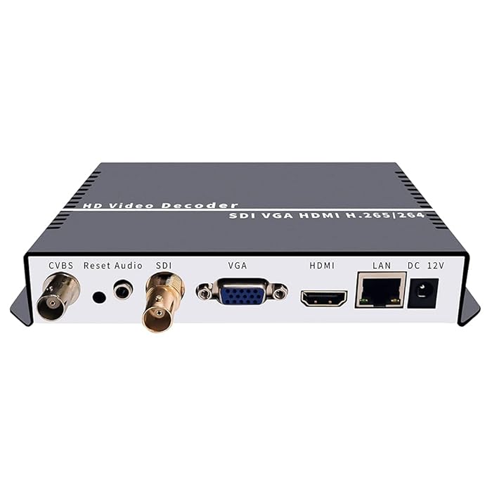 Buy ISEEVY H.265 H.264 Video Decoder with HDMI VGA SDI Output for ...