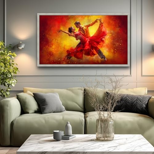Affiche décorative spectaculaire tango argentin sur toile haut de gamme