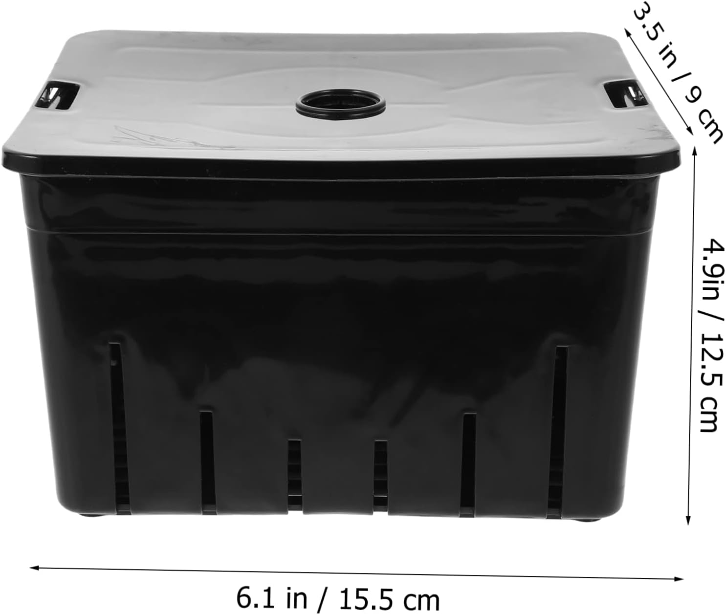 ORFOFE Mini Turtle Tank Incubation Box Isolation Cover for Aquarium Reptile Tanks Easy to Clean and Store