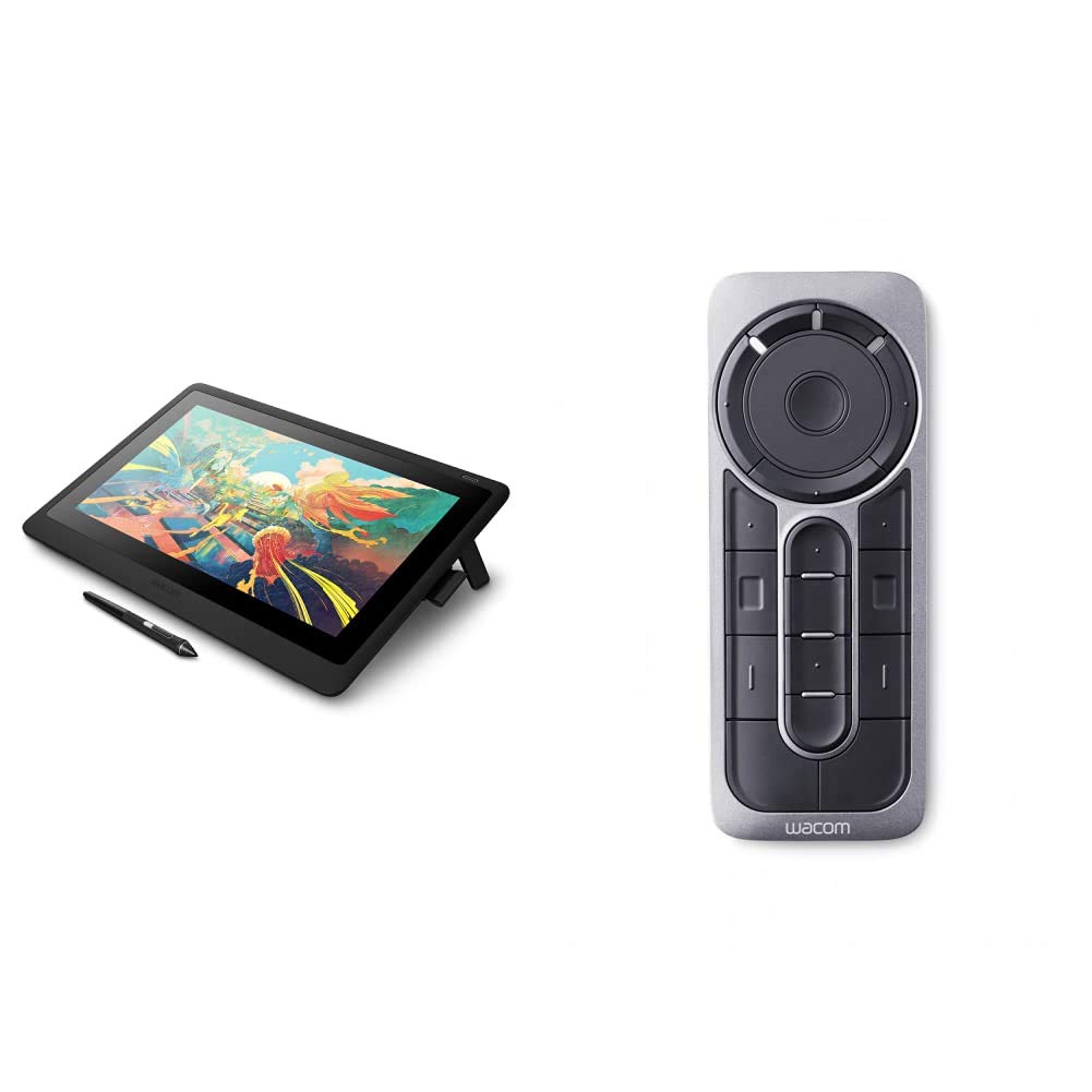 Wacom DTK1660K0A Cintiq 16 Drawing Tablet with Screen & Express Key Remote for Cintiq & Intuos Pro (