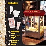 Great Northern Popcorn Foundation Countertop 8oz Popcorn Machine, Red - Image 6