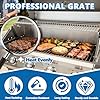 SafBbcue 98888 Grill Grates for Monument Grill 25392 13478 Grill Replacement Parts, Monument Mesa 400 Grill Accessories Parts, Cast Iron Cooking Grids for Monument Grills 4-Burner Propane Gas Grill