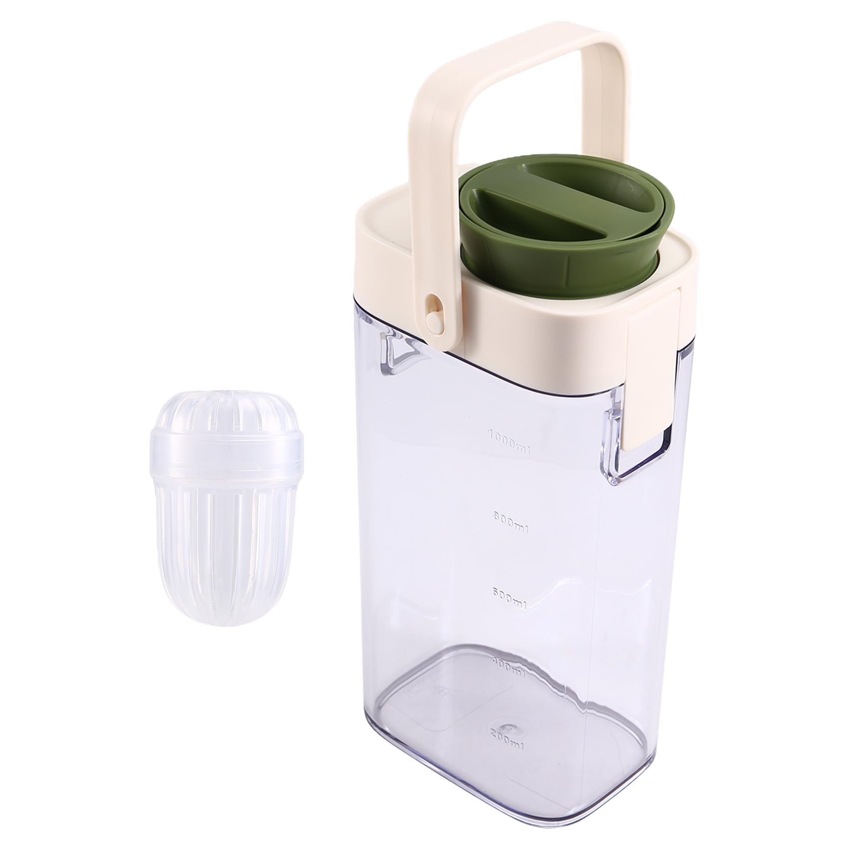 CTRLZS Ideal for Cold Coffee Brewing the 1LCold Brew Coffee Maker Includes Heavy Duty Jar with Handle and LeakProof Lid Kitchen Essential