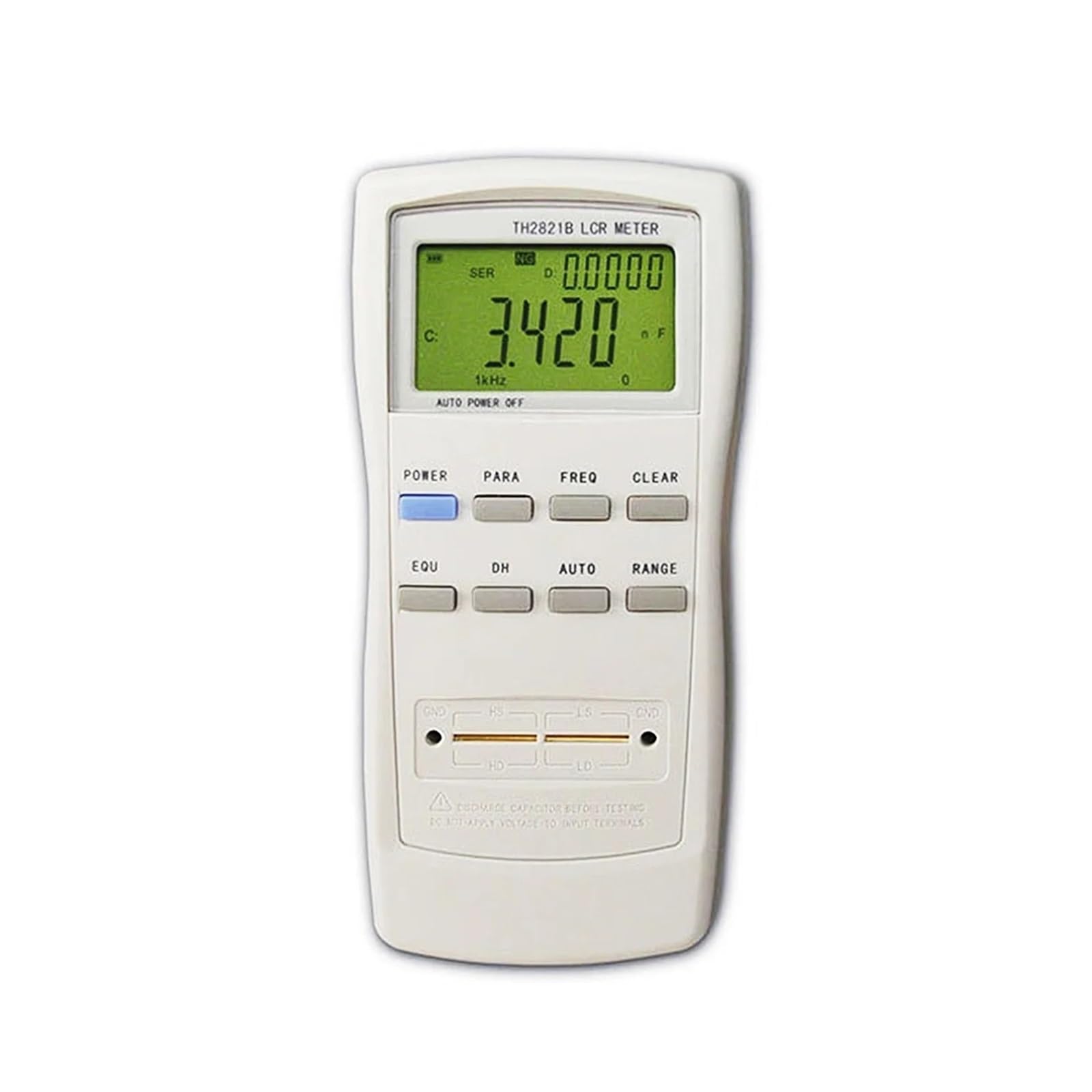 LCR Messgerät, Handheld Digital Brid Tester Direktanzei LCR Meter 100Hz 120Hz 1KHz Kapazität Induktivität Widerstand LCR Tester