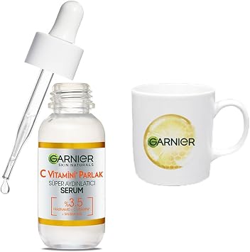 Garnier C Vitamini Parlak S per Ayd nlat c  Serum 30 ml Bardak Hediyeli