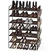 Simple Houseware 6-Tier Shoe Rack Storage Organizer, Bronze