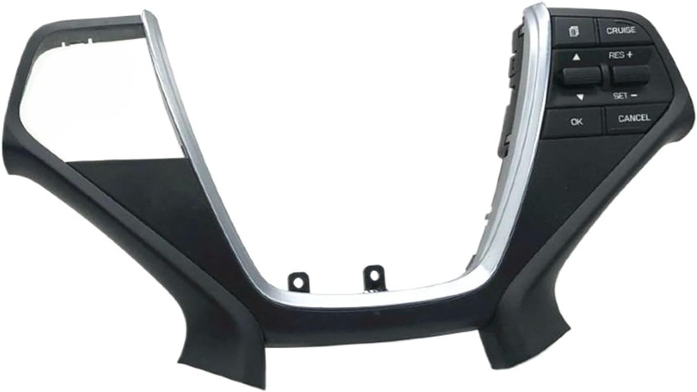 96700C1510 Compatible with Hyundai Sonata LF 2015~ Steering Wheel Buttons Phone Cruise Control Remote Control Button(White)