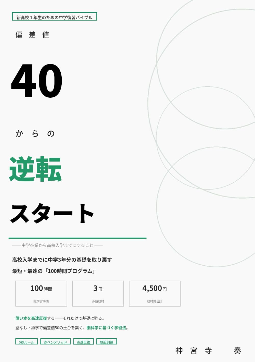 偏差値40からの逆転スタート: 中学卒業から高校入学までにすること