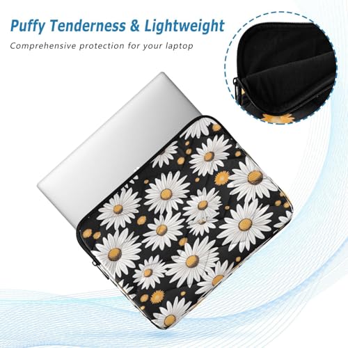 Funda Negra Daisy para Portátiles de 13 a 14 Pulgadas miniatura 5