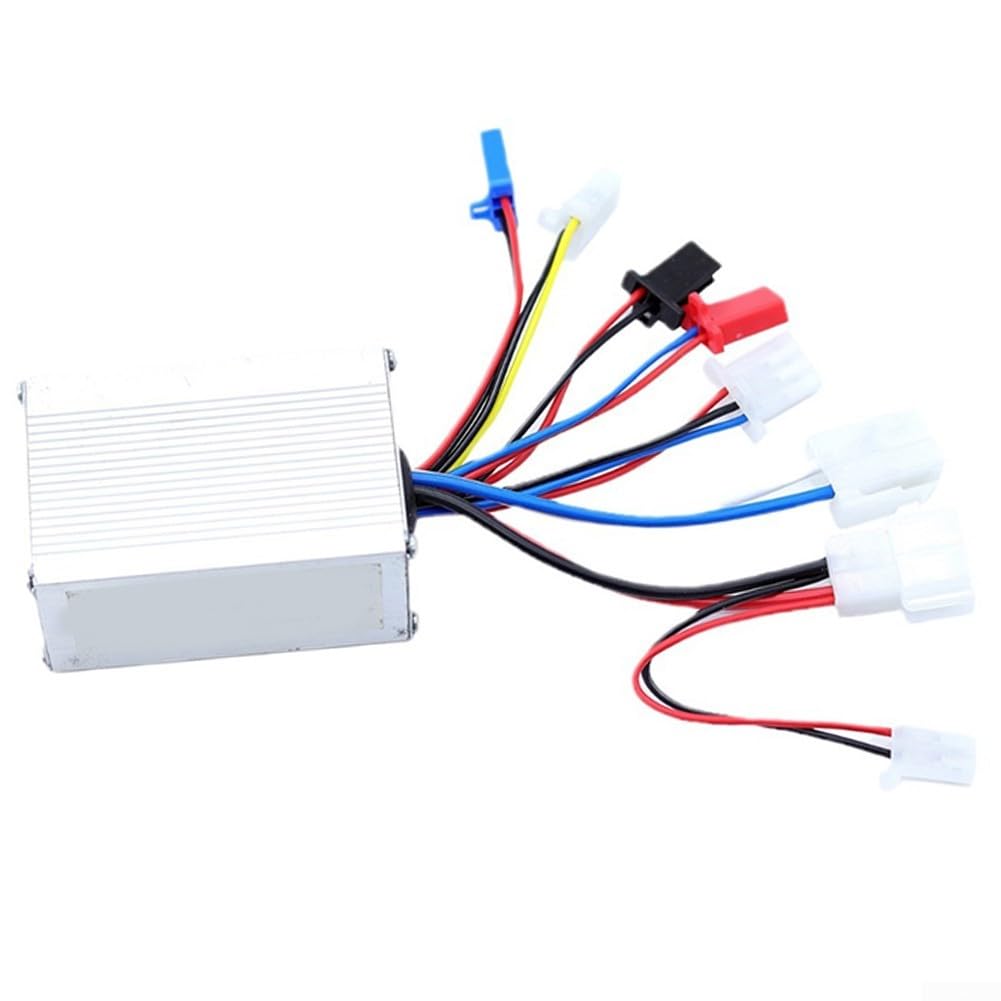 Kit de motor de velocidad de bicicleta, kit de conversión de scooter eléctrico de 24 V 250 W con agarre de goma suave para bicicletas, scooters, triciclos (controlador de 24 V 250 W)