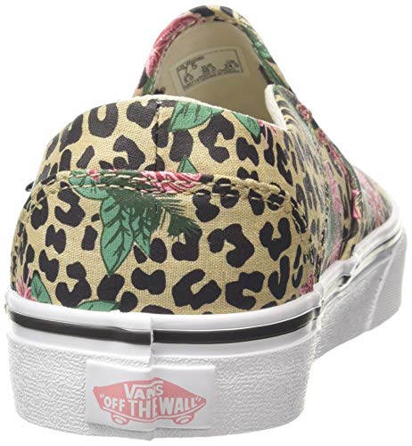 Vans Vans Women's Classic Slip-on Platform Loafer, Multicolour Cheetah Palms Candied Ginger White Xwn, 34.5