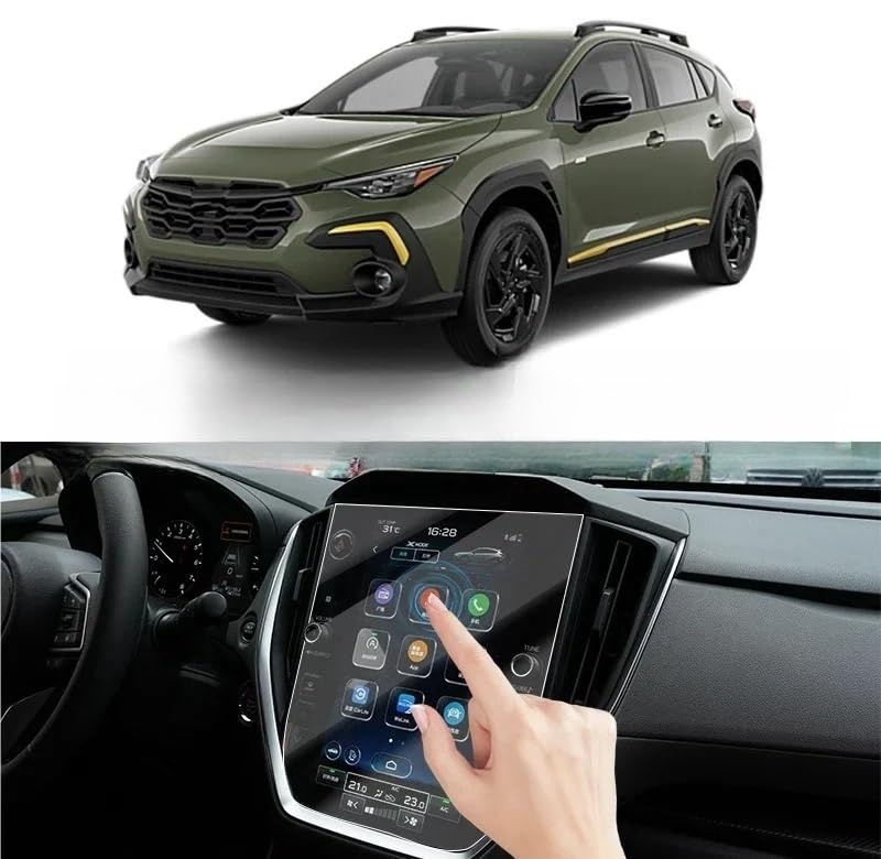 Écran tactile sans traces avec le film protection navigation Crosstrek 2024