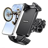 Miracase Handyhalterung Fahrrad, verstellbare Anti-Shake-Fahrrad-Handyhalterung, geeignet für 15-35 mm Lenker, [360° drehbar] Sicherer Verriegelungsmechanismus, kompatibel mit 4-7 Zoll Mobiltelefonen