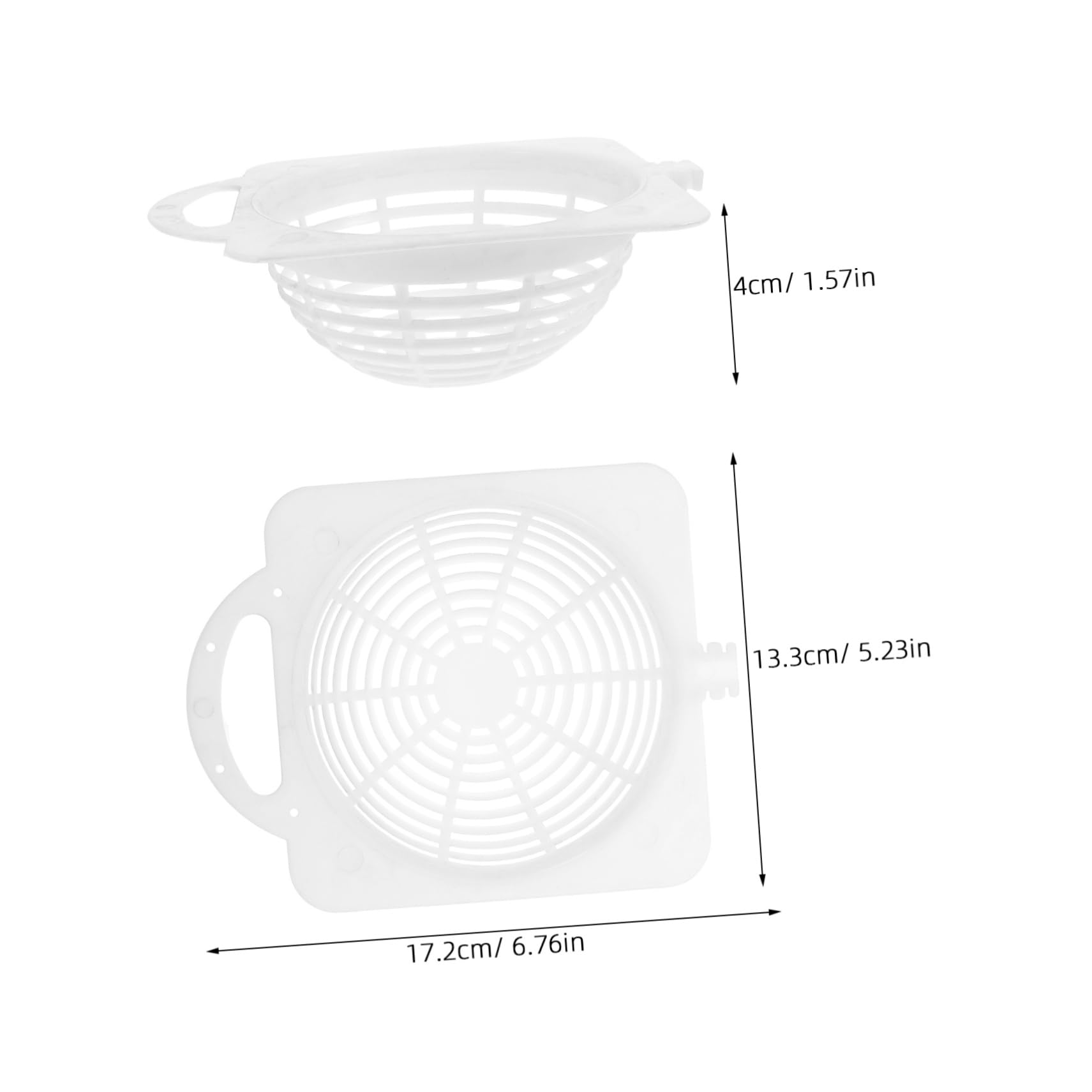 SUPVOX 2Pcs Lovebird Nesting Box Plastic Breeding Nest for Cockatiels and Budgies Indoor Outdoor Use Quick Assembly for Secure Hatching Environment White Parrot Nesting
