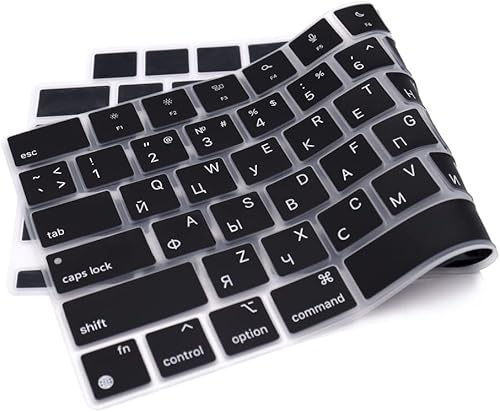 Miniatura 10 de Funda de teclado de silicona española, para MacBook 2023 Pro14 A2779Pro16 A27802022 Air 13 M4 M2 A3240 A3241 A26812021 Pro de 14 pulgadas 16