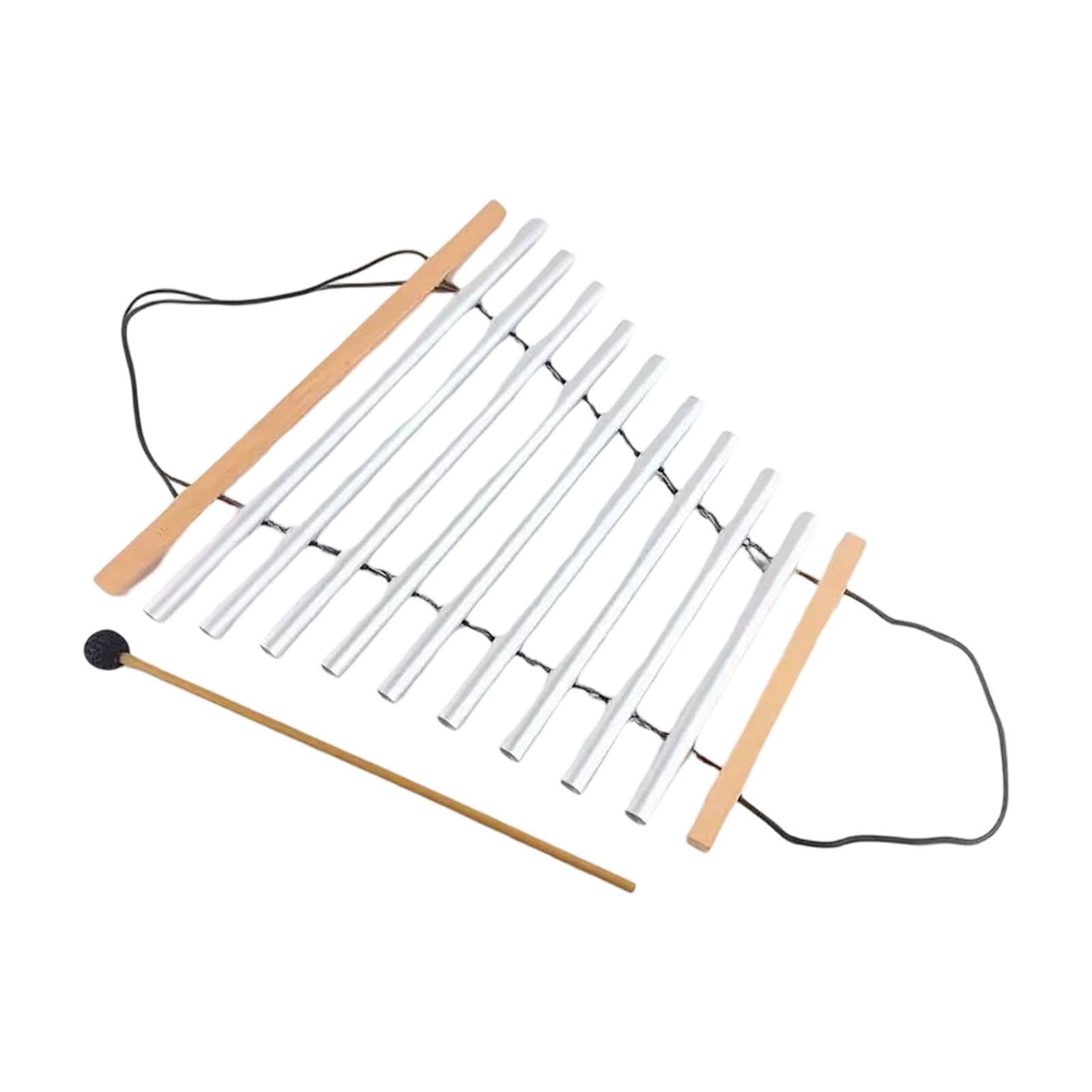 Campanas tubulares flujo, instrumento baño sonido 9 notas, instrumento musical con para estudio, oficina, relajación y espíritu.