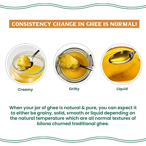 Image of Vediko Combo Pack of A2 Cow Ghee 1 Litre and Raw Tulsi Honey 700gm | Organic Honey | Raw Honey Unprocessed | Grass Fed Desi Cow A2 Ghee Bilona Method