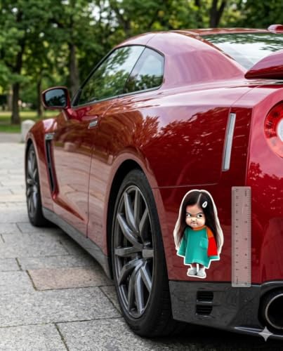 Image of Funny Monster Sticker for Cars, Trucks, Dents & Sports (9, 6x3 inch (Pack of 2))