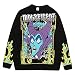 Disney Malefiz Strickpullover, Damen, XS-5XL, Schwarz, Offizielle Handelsware