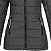 Geographical Norway Astana - Parka con capucha para mujer (Antracita, L)