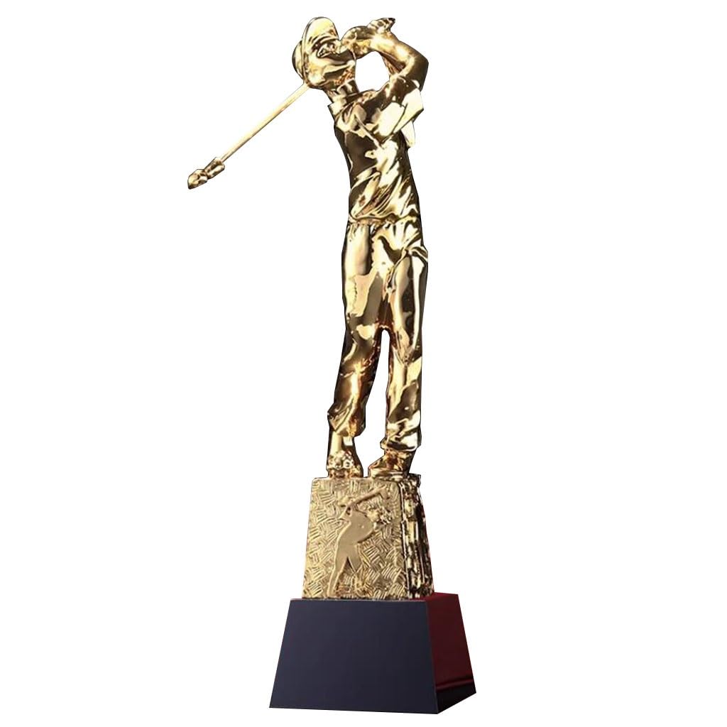 Trofei, medaglie e premi Trofeo Sportivo del Torneo di Golf Trofeo del Campionato di Competizione per Mazze da Golf Buca da Golf in Un Regalo Premio Decorazione Dell'ufficio