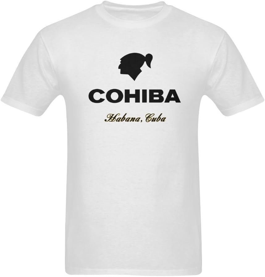 ZIFENG Men's Cohiba Ciga Logo T Shirts