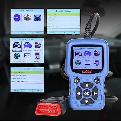 Creator C420 OBD2 Code Reader Fit for BMW Mini EPB ABS SRS DPF Oil Reset Multi System Scan Tool with Battery Registration OBDII Scanner Diagnostic Scan Tool - Image 2