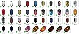 5 Sets (15 Pieces) of Dimplex Aerotex Pentathlon Ruthless Dimpled Embossed Slim Size Dart Flights -