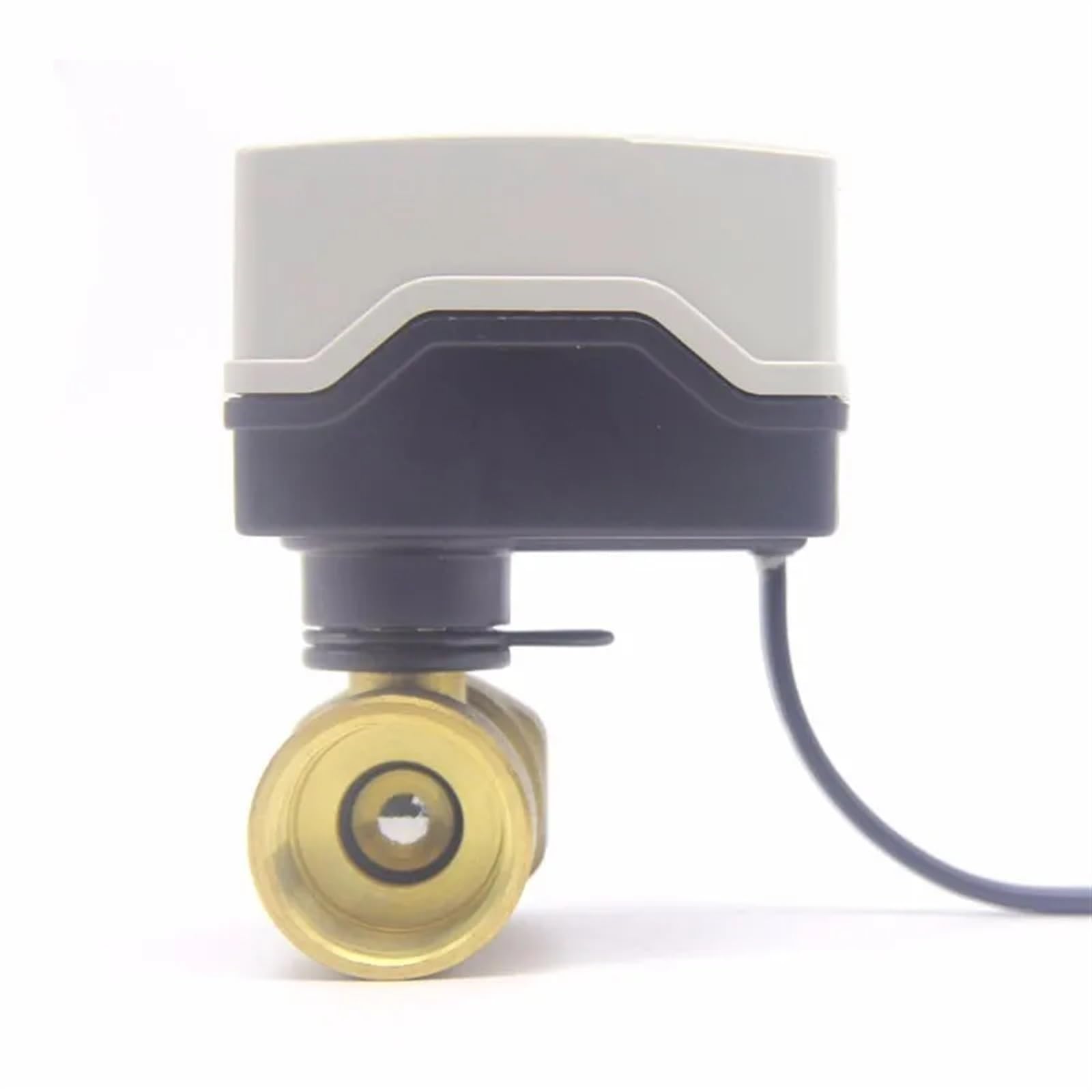 Globe motorisé à Moteur de Petite Taille, Boule motorisée à Eau électrique, vanne à 2 Voies, Support d'action d'électricité Chaude, en Laiton personnalisé
