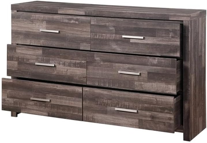 Juniper Gray Horizontal Dresser with Dovetail and Felt Lined Drawers