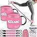 KUZARO Resistance Bands Set with Ankle Straps, Legs and Glutes Workout Equipment, Ankle Weights Bands for Women, Booty Exercise Equipment for Kickbacks and Hip Training, Home Gym Fitness Equipment