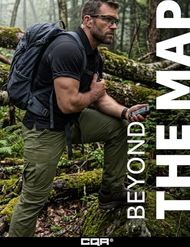 Image of CQR Men's Convertible Cargo Tactical Pants, Water Resistant Outdoor Hiking Pants, Zip Off Lightweight Stretch Work Pants