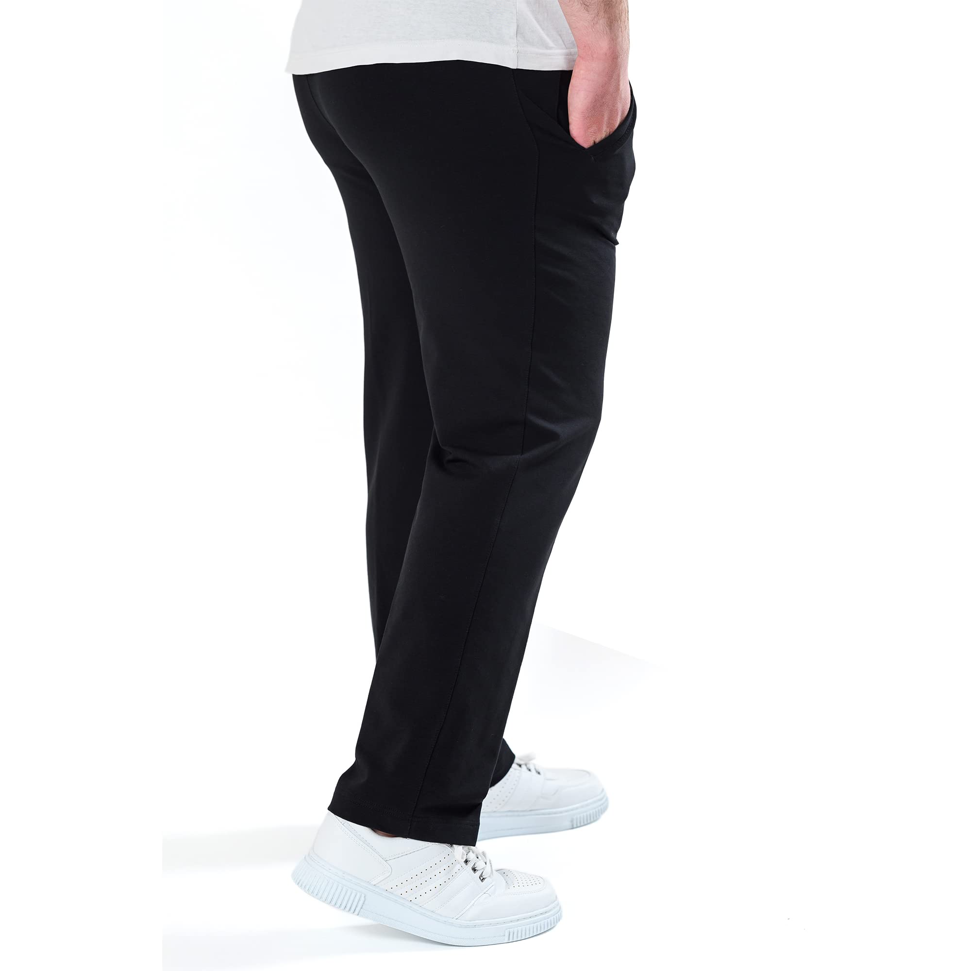 Klassische gerade geschnittene Herren Jogginghose für Sport- und Freizeit