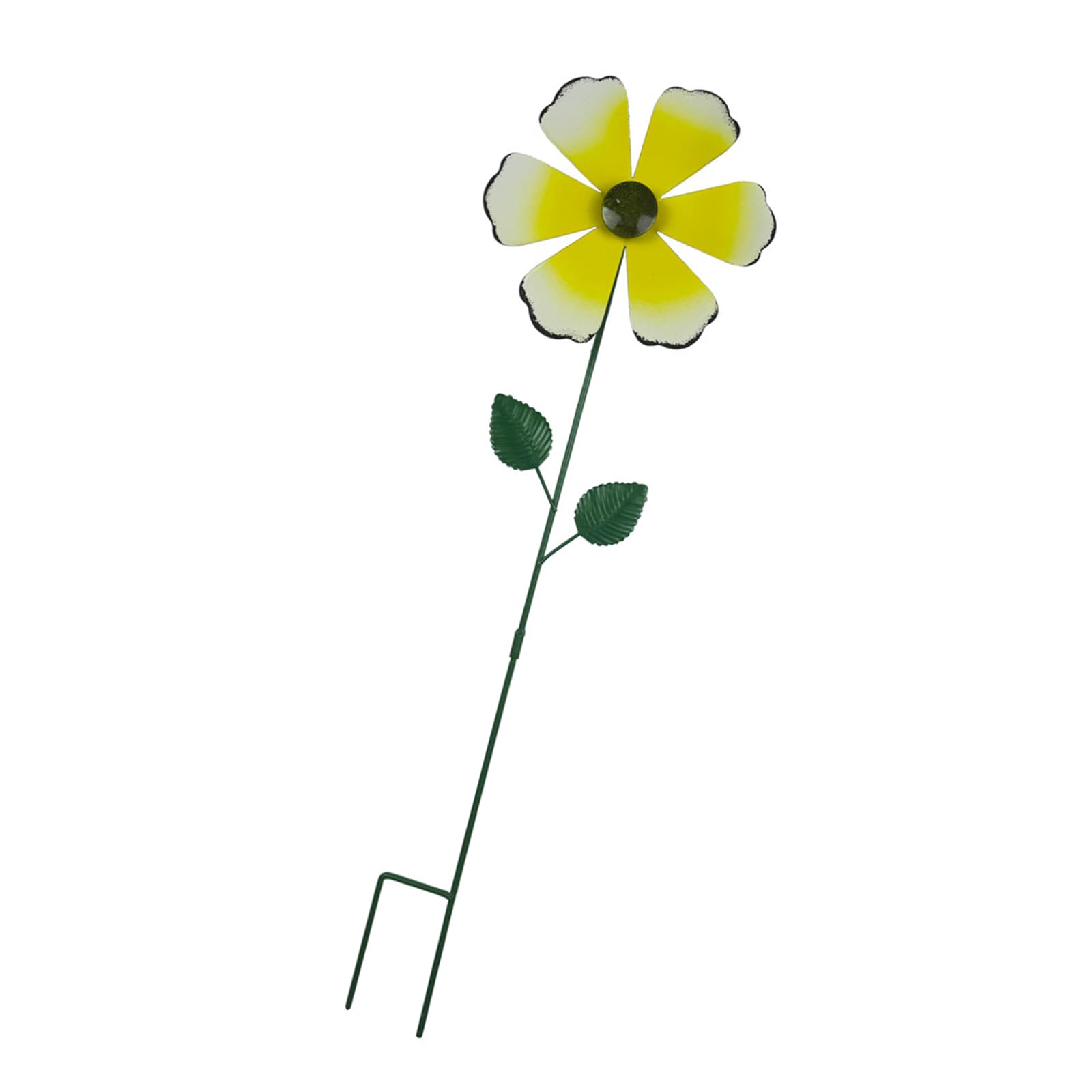 Handcrafted Metal Winds Spinner Sculpture Metal Windmill Stake Yard Art Decoration for Outdoor Spaces Outdoor Decorative Windmills