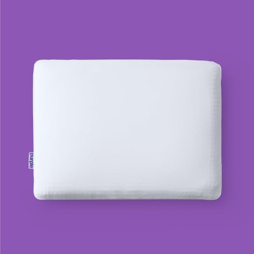 Purple DreamLayer Pillow - King Size, Multi-Layered GelFlex Grid & MicroAir Foam for Support & Pressure Relief - Customizable Height with Removable Foam Booster Layers