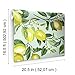 RoomMates RMK11656WP Lemon Zest Yellow and Teal Peel and Stick Wallpaper