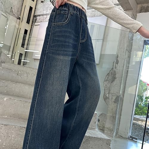 Flared Jeans for Teens Petite High Waisted Ruffle Hem Flared Stretchy Bell Bottom Denim Pants Back to School Clothes3