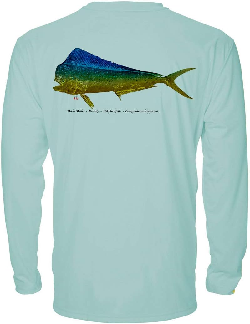 Denali Performance Men's UPF 50+ ProtectUV Mega Solar Long Sleeve T-Shirt Designed by Brian Heustis: Mahi