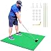 SharperGolf 3' x 5' Premium Quality Golf Practice Hitting Mat, with Large Ball Tray, 3 Alignment Sticks, Training Aid, 12 Practice Balls, 3 Mat Tees