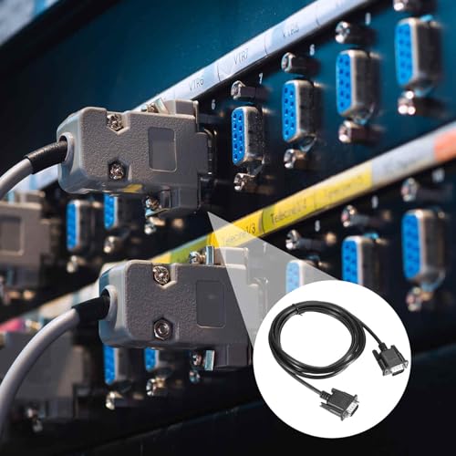 Câble RS232 DB9 mâle mâle pour communication de données et programmation automate 1.5m - 5