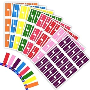 Giantree 540 Stück Farbetiketten Kabelbeschriftung