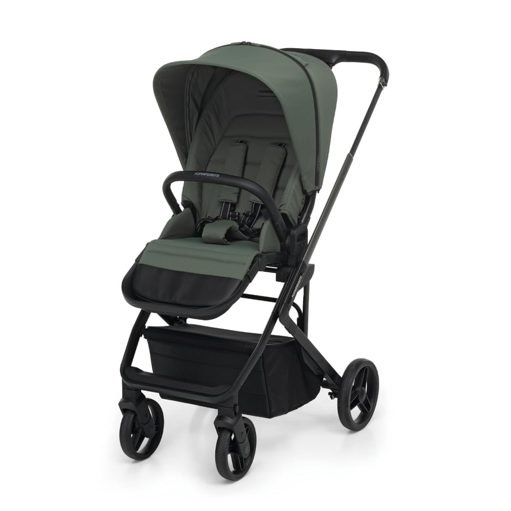 Foppapedretti Tictoc Duo passeggino+navicella, Olive