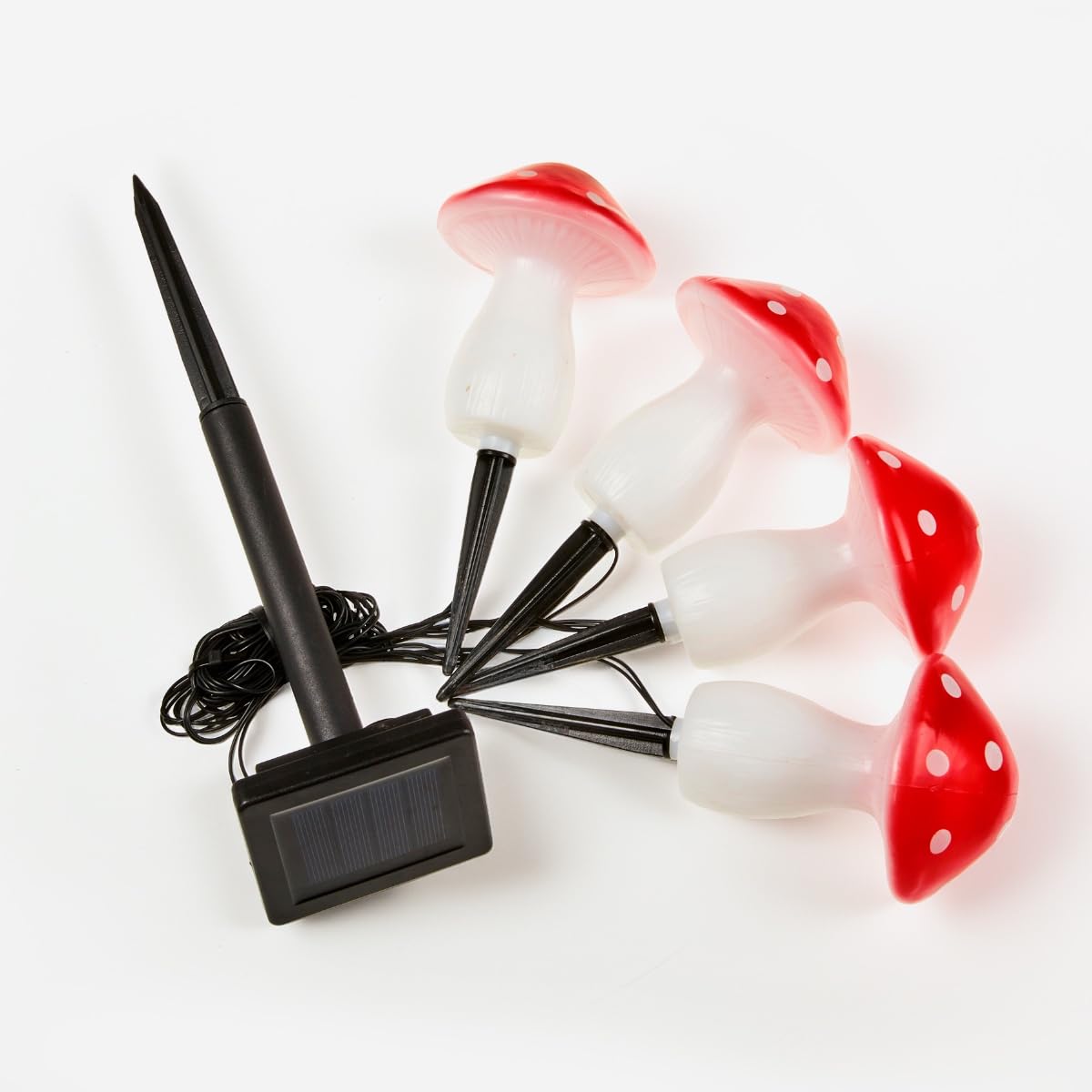 Healthy Living Direct Multicolor Fairy Mushroom Stake Lights