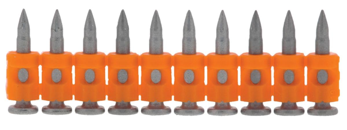 Chiodi per Sparachiodi Chiodatrice a Gas Pulsa 27P 40P 65 Alta Durezza Calcestruzzo Acciaio Guide Cartongesso (HC6-15 (15mm), 500 pz scatola)